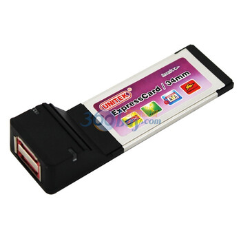 优越者 PCMCIA-E-SATA-2 笔记本扩展卡（附2口ESATA）