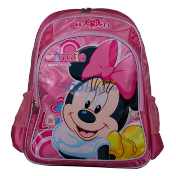 Disney 迪士尼米奇小学生书包M606019玫红色