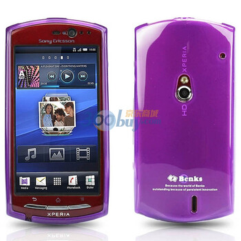 邦克仕（Benks）Magic Jelly移动数码产品专用保护壳（适用于索爱sony ericsson Xperia Neo/MT15I透紫色）