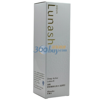 佳丽宝KANEBO雅呵雅AQUA润希LUNASH韵容焕肤化妆水(滋润型)150ml