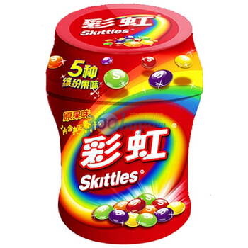 彩虹糖原味瓶装120g