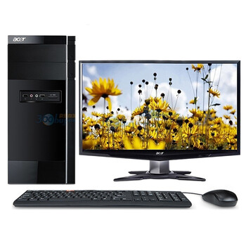 宏碁（Acer） AM1860台式电脑（双核G620 2G 500G 512M独显 DVD 读卡器 键鼠 Linux）