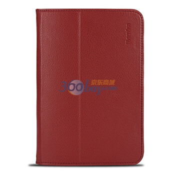 邦克仕（Benks）SAMSUNG Galaxy Tab/P6200 红色 超薄皮套Magic Pancake移动数码产品专用保护套