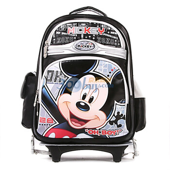 Disney 迪士尼米奇小学生拉杆书包M606041黑