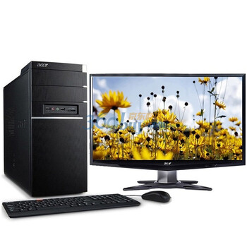 宏碁（Acer）AM3860台式电脑（i5-2300 4G 1TB 1G独显 DVD刻 读卡器 键鼠 Win7）