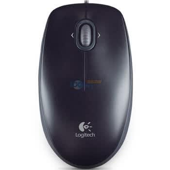 罗技（Logitech）M100 有线鼠标 黑色
