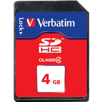 威宝（Verbatim)高速SDHC存储卡4GB Class4