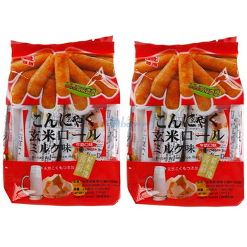 北田糙米卷牛奶160g*2袋
