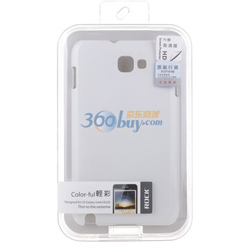 洛克（ROCK）三星SAMSUNG i9220 Galaxy Note nakedshell裸壳 轻彩系列（白色）