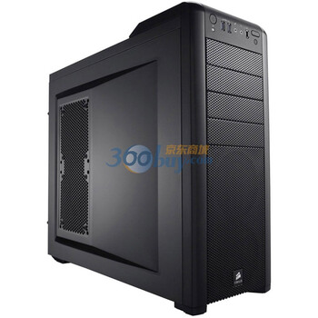海盗船（CORSAIR）400R 中塔机箱（标配3个扇/支持水冷热排/免工具硬盘架/创新走线）