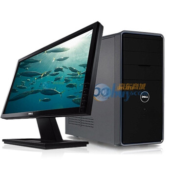 戴尔（Dell）Inspiron灵越 I570R-766台式电脑（双核250 2G内存 500G硬盘 DVD 键鼠 黑色）