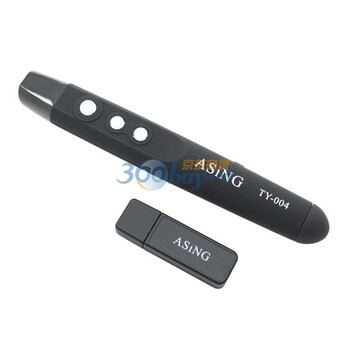 大行（ASiNG）TY-004 7号电池快捷功能翻页激光笔 黑色/超小接收器