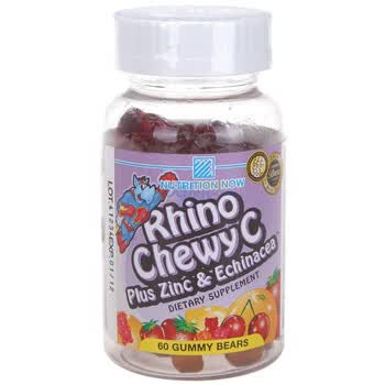 Rhino 犀牛超人儿童锌维生素C及松果菊软糖 60粒/瓶