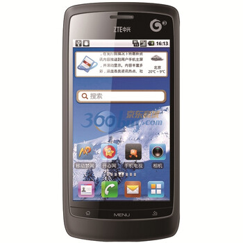 中兴（ZTE）U880 3G手机（灰色）TD-SCDMA/GSM