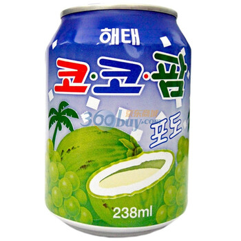 HaiTai海太椰肉葡萄汁238ml*12听