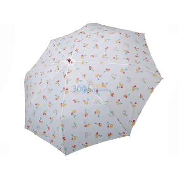 Kobold三折旋转晴雨伞500R樱桃白