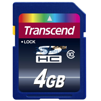 19.9元 Transcend 创见 SDHC存储卡（4GB、Class10）