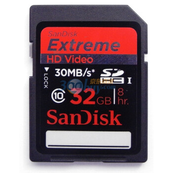 SanDisk 闪迪 Extreme HD video 32GB SDHC存储卡（Class10、30MB/s）