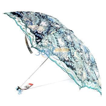 红叶redleaf三折全超轻防紫外线遮阳烟雨梦伞3310021蓝色