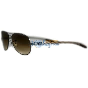 Ray-Ban雷朋经典飞行员中性款时尚百搭太阳眼镜RB 8301 004/51 C fk