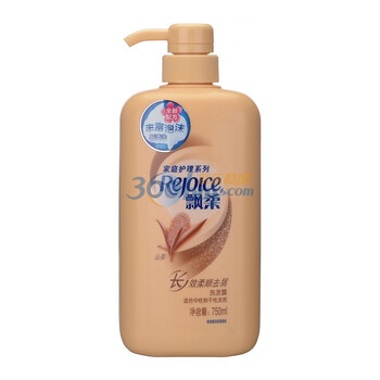 飘柔家庭山茶长效柔顺去屑洗发露750ml
