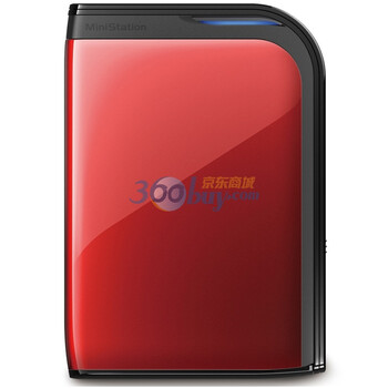 巴法络（BUFFALO) 2.5寸 移动硬盘 USB3.0 HD-PZ1.0U3R-CH 1TB（红色）