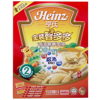 亨氏金装智多多鸡汤营养面条336g