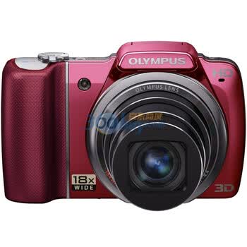 奥林巴斯（OLYMPUS） SZ-10 数码相机 红色（1400万像素 3.0英寸液晶屏 18倍光学变焦 28mm广角 内置4G卡）