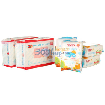 bobo乐儿宝湿巾特供装（80片*2包+25片*6包）BM317
