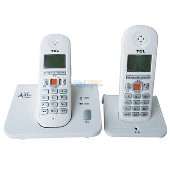 TCL HWDCD868(6)TS D15套 2.4G数字无绳电话 (雅致白)