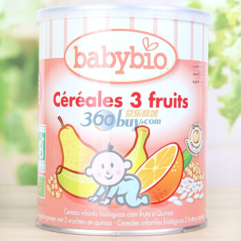 BABYBIO 婴儿壁欧混合水果麦片 220克