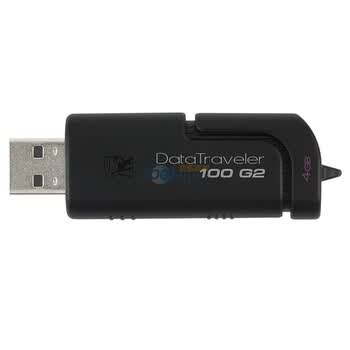 金士顿（Kingston)DataTraveler 100 Generation 2 (G2) 4GB U盘(DT100G2/4GB)