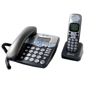 美国at&t EL54109BCN 黑色 数字无绳子母机 中英文菜单 录音