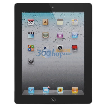 苹果（Apple）iPad 2 MC775CH/A 9.7英寸平板电脑 （64G WIFI+3G版）黑色