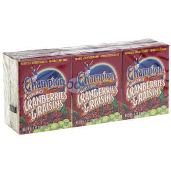 美国Champion冠锦牌蔓越莓葡萄干35g*6