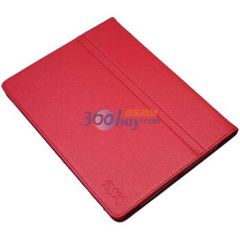 ESK ipad2 皮革保护套 红色 有支架功能