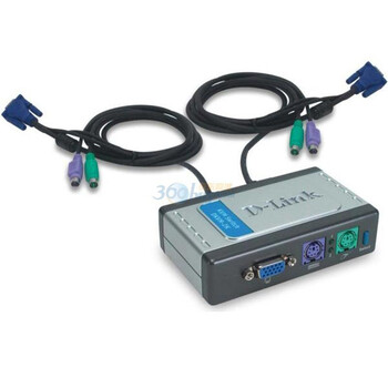 友讯（D-Link）DKVM-2K 两端口迷你型KVM切换器