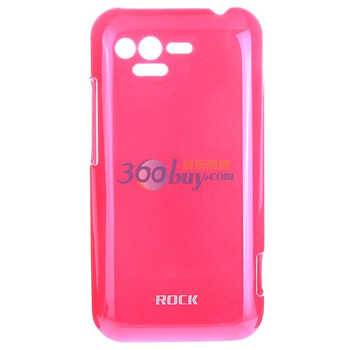 洛克（ROCK）HTC Rhyme S510b Bliss Glamor 裸壳 轻彩系列（玫红色）