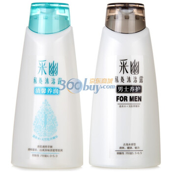采幽私处沐浴露清馨养润型70ml+采幽私处沐浴露男士养护70ml