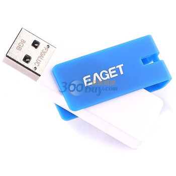 忆捷（EAGET）碟豹USB3.0高速优盘F30-8G（蓝色）