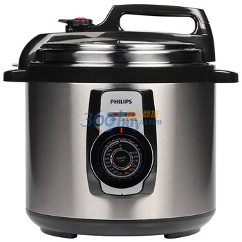飞利浦（Philips）HD2107/03 机械型多功能电压力煲6L（银色）