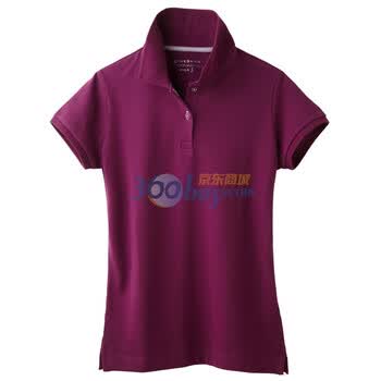 Giordano佐丹奴 Polo 女糖果色弹力修身珠地Polo 01310001 紫色 M