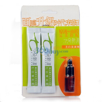 一朵ito 美白淡斑组（七白雪花泥8g+左旋维他命C原液5ml）