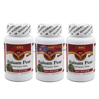 游博士苦瓜胶囊500mg*100粒*3瓶