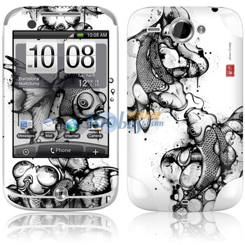 ideaSkin HTC Wildfire/G8/野火/A3366/A3333 对鲤 手机外壳保护套皮贴膜 ENDAQC702078