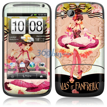 ideaSkin HTC Desire S / G12 / S510e / G7S / 渴望S 粉魅力 外壳保护套皮贴膜 DBBC011865