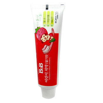 保宁 幼儿牙膏90g*3支 护理用品 草莓
