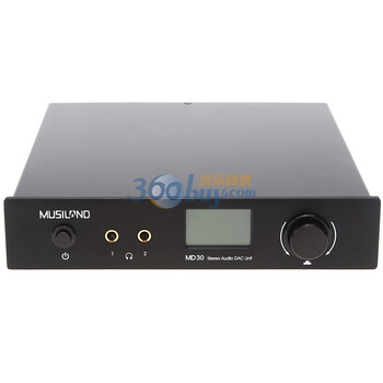 乐之邦(MUSILAND) MD30 立体声音频解码器 USB/光纤/同轴/BNC/MULINK 32Bit/192kHz