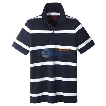 Giordano佐丹奴 Polo 男撞色自由间修身珠地Polo 01011008 蓝 XL