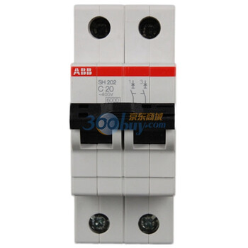 ABB 微型断路器 二开 20A SH202-C20